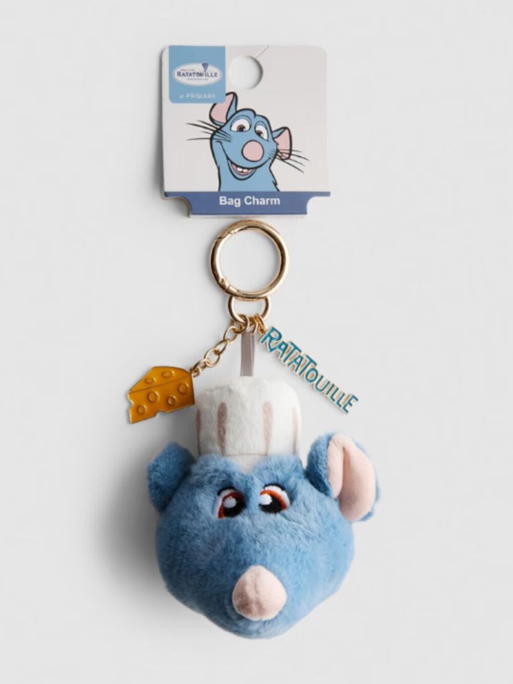 Disney Pixar Ratatouille Remy Keychain Bag Charm Rat Mouse
